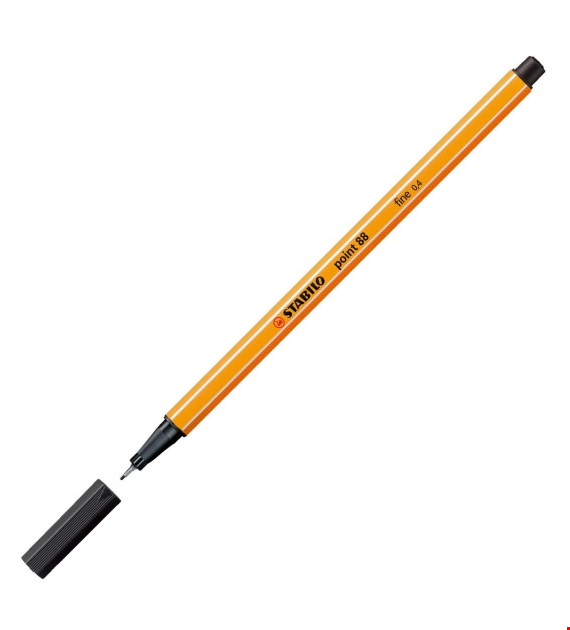 CIENKOPIS STABILO CZARNY opak. 10 szt.