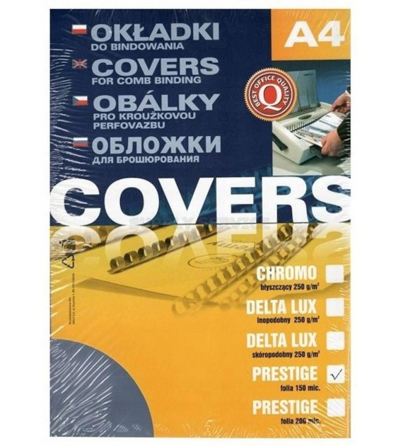 OKŁADKA DO BINDOWANIA 0,15MM PRZEZROCZYSTA opak. 100 szt.