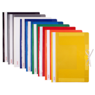 TECZKA WIĄZANA PLASTIK A-4 CZARNA  opak. 25 szt.