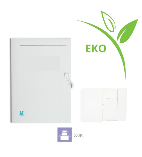 TECZKA WIĄZANA TEKTURA A-4  bezkwasowa  opak. 50 szt.