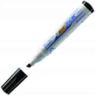 MARKER SUCHOŚCIERALNY BIC ŚCIĘTY CZARNY opak. 12 szt.