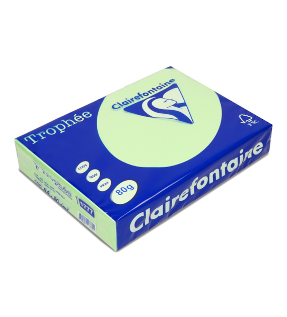 PAPIER KOLOR ZIELEŃ TRAWY A-4/80g  kart. 5 ryz