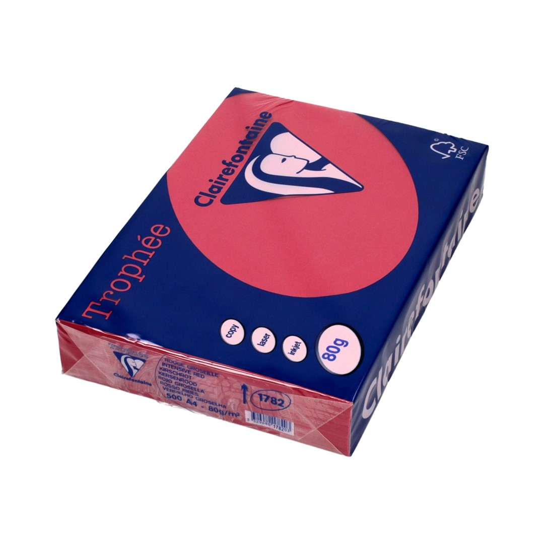 PAPIER KSERO KOLOR WIŚNIOWY A-4 1782 A'5