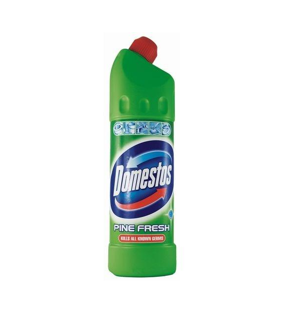 PŁYN DO WC DOMESTOS PINE ZIELONY 1000 ml  kart. 12 szt.