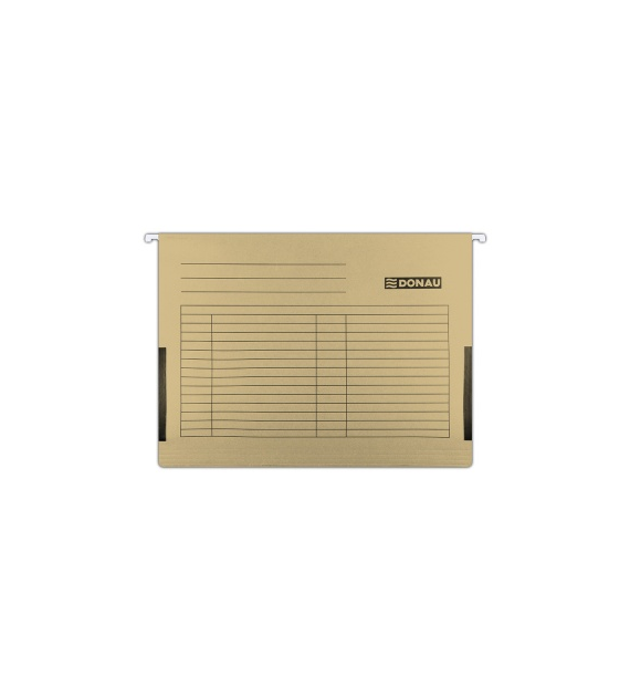 TECZKA WISZĄCA A-4 BRĄZOWA   230G Z PŁÓCIENNYMI BOCZKAMI  opak. 5 szt.