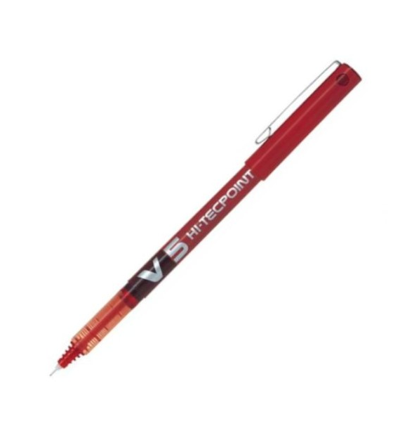 CIENKOPIS PILOT V5 CZERWONY opak. 12 szt.