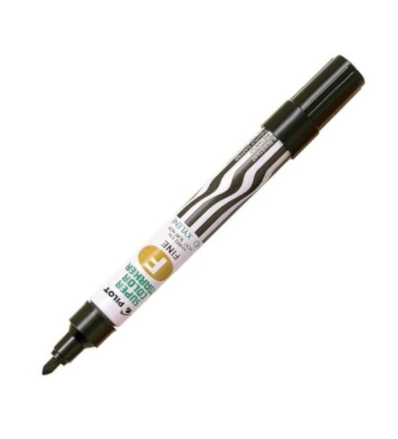 MARKER PERMANENT PILOT OKRĄGŁY CZARNY opak. 12 szt.