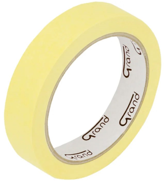 TAŚMA KLEJĄCA PAPIEROWA ŻÓŁTA 25 mm / 40 m opak. 9 szt.