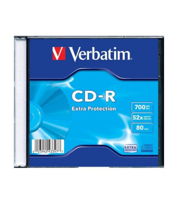 PŁYTA CD-R VERBATIM 1 szt.  Slim  opak. 10 szt.