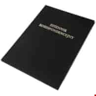 DZIENNIK KORESPONDENCYJNY A-4/192K czarny