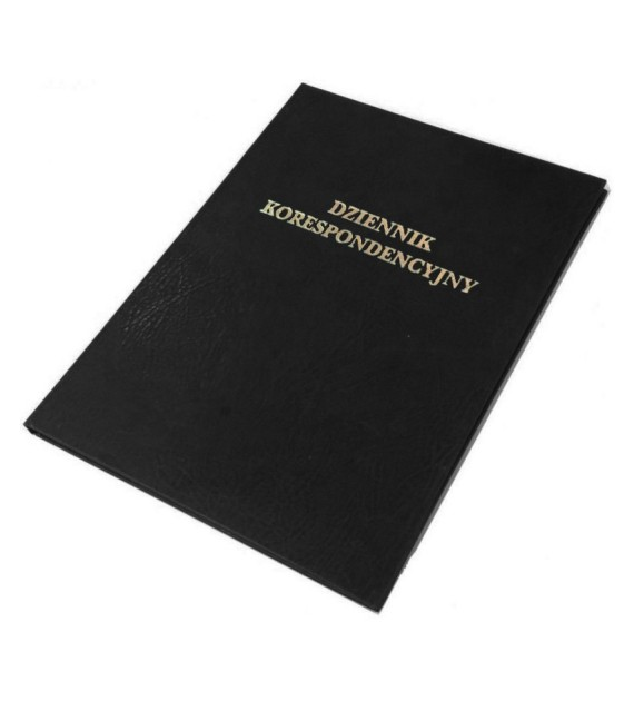 DZIENNIK KORESPONDENCYJNY A-4/192K czarny