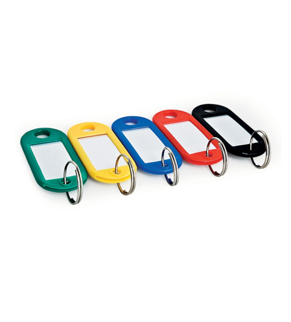 ZAWIESZKA DO KLUCZY ŻÓŁTA opak. 100 szt.