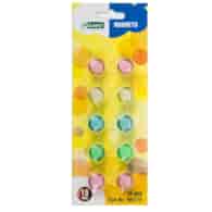 MAGNESY MIX KOLORÓW  15mm opak.10 szt.