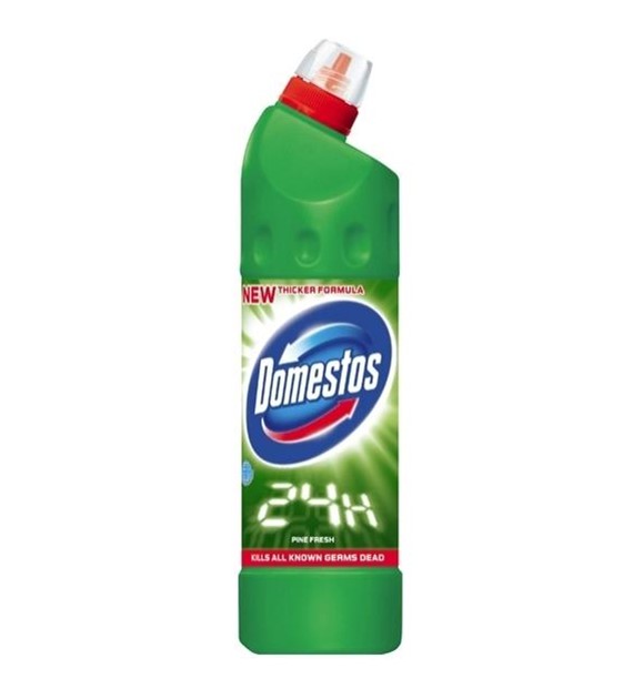 PŁYN DO WC DOMESTOS PINE ZIELONY 750 ml   kart. 20 szt