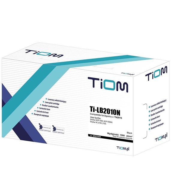 TIOM BROTHER TN2010/1TYS/CZARNY