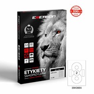 ETYKIETY SAMOPRZYLEPNE A-4 CD 118 X 118MM opak. 100 szt.  /2/