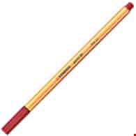 CIENKOPIS STABILO CZERWIEŃ CIEMNA  opak. 10 szt.