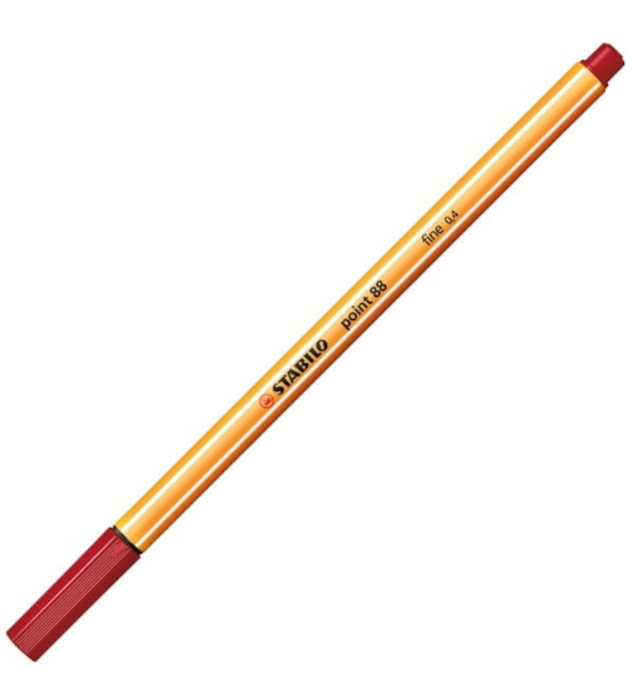 CIENKOPIS STABILO CZERWIEŃ CIEMNA  opak. 10 szt.