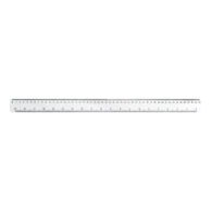 LINIJKA  50CM PRZEZROCZSTA GRAND