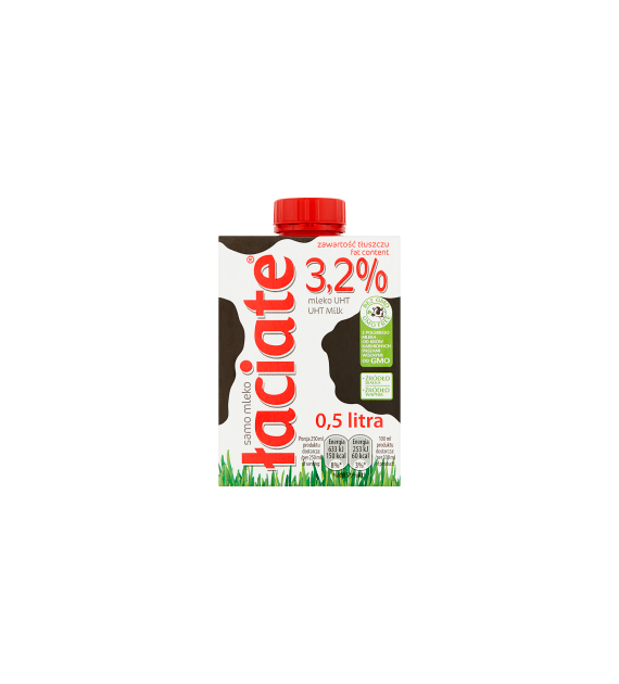 MLEKO ŁACIATE 3,2%    0,5 litra   opak. 8 szt.