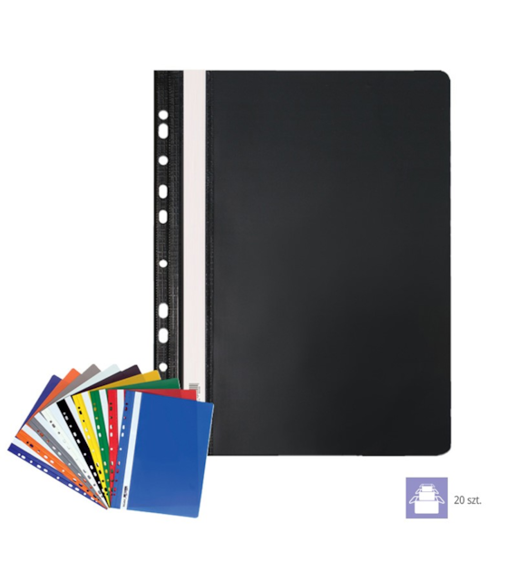 SKOROSZYT PLASTIK TWARDY WPINANY CZARNY  opak. 10 szt.