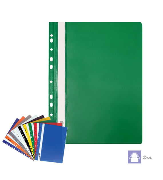 SKOROSZYT PLASTIK TWARDY WPINANY ZIELONY  opak. 10 szt.