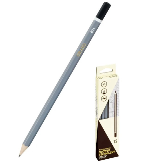OŁÓWEK H TECHNICZNY CARIOCA  opak. 12 szt.