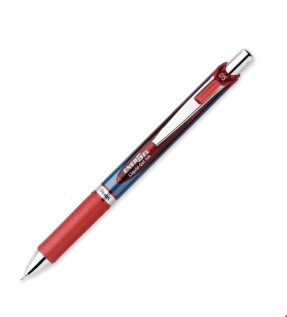 CIENKOPIS PENTEL  Energel BLN 75  Czerwony  opak.12 szt.( LRN5 )