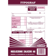 ROZLICZENIE ZALICZKI A-6   opak. 5 szt.