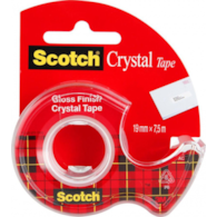 TAŚMA KLEJĄCA 19/7.5M SCOTCH CRYSTAL Z PODAJNIKIEM