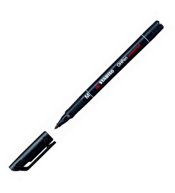 MARKER CD STABILO M-1,0 CZARNY opak. 10 szt.