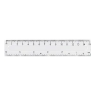 LINIJKA  15CM PRZEZROCZYSTA Fiorello