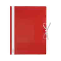 TECZKA WIĄZANA PLASTIK A-4 ZIELONA CZERWONA opak. 25 szt.