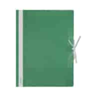 TECZKA WIĄZANA PLASTIK A-4 ZIELONA  opak. 25 szt.