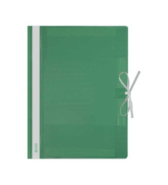 TECZKA WIĄZANA PLASTIK A-4 ZIELONA  opak. 25 szt.