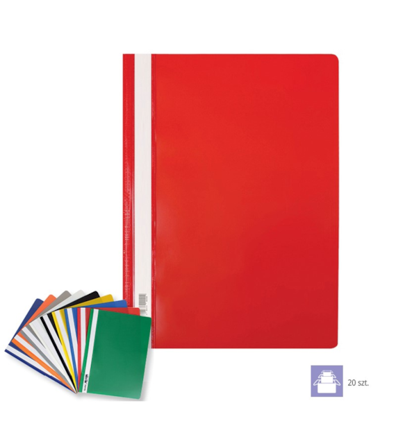 SKOROSZYT PLASTIK TWARDY CZERWONY opak. 20 szt.