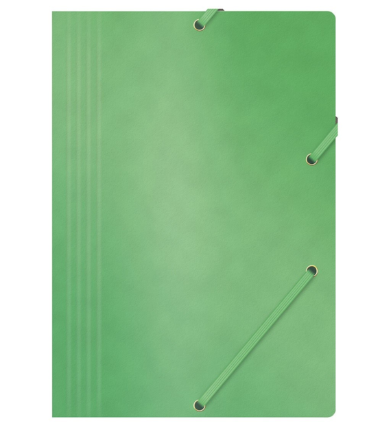 TECZKA Z GUMKĄ A-4 PRESZPAN OFFICE Zielona 390g