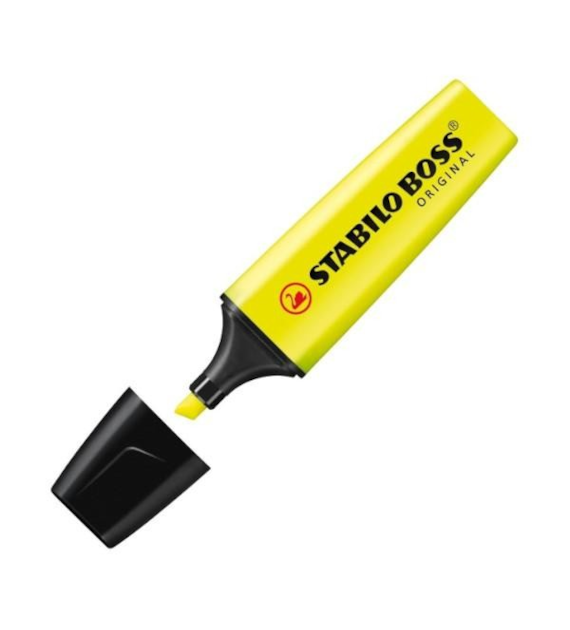ZAKREŚLACZ STABILO BOSS ŻÓŁTY opak. 10 szt.