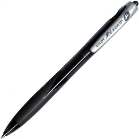 DŁUGOPIS PILOT REXGRIP CZARNY opak. 12 szt.