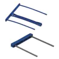 KLIPSY ARCHIWIZACYJNE  PRO NIEBIESKIE opak. 50 szt.