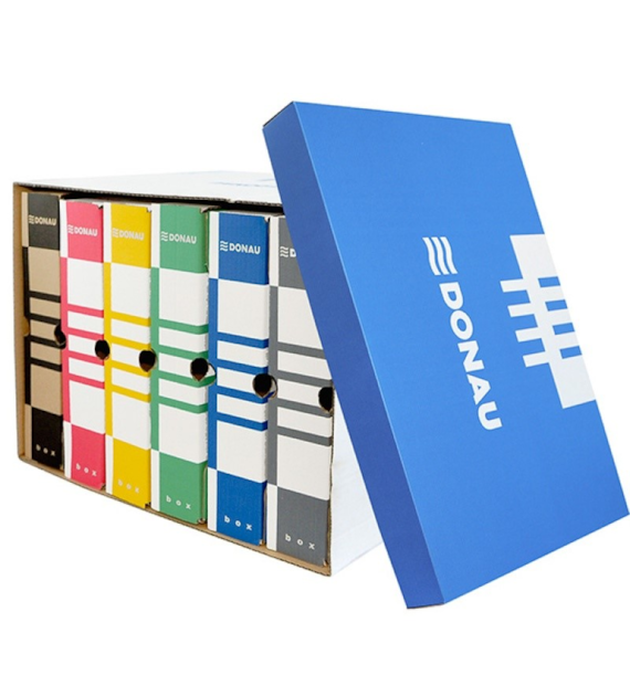 KARTON ARCHIWIZACYJNY ZBIORCZY DONAU NIEBIESKI opak. 5 szt.