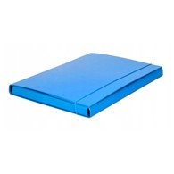 TECZKA Z GUMKĄ A-4/2CM SKRZYDŁOWA NIEBIESKA opak. 18 szt.