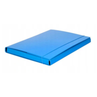 TECZKA Z GUMKĄ A-4/2 cm SKRZYDŁOWA NIEBIESKA