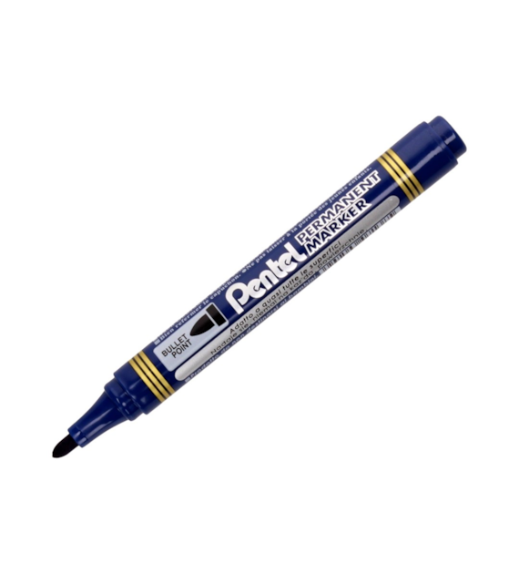 MARKER PERMANENT PENTEL OKRĄGŁY  N850 NIEBIESKI opak. 12 szt.