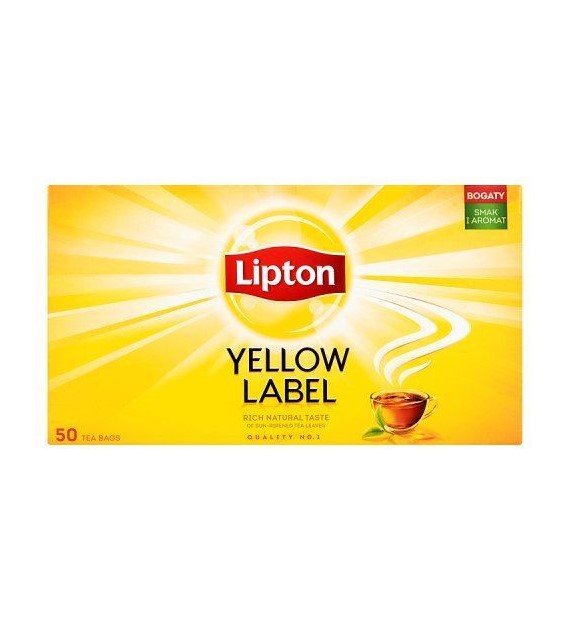 HERBATA EXPRESOWA LIPTON YELLOW LABEL opak. 50 szt.