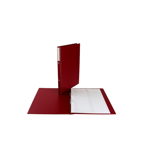 TECZKA DO AKT OSOBOWYCH PCV 2R/2cm  Bordo