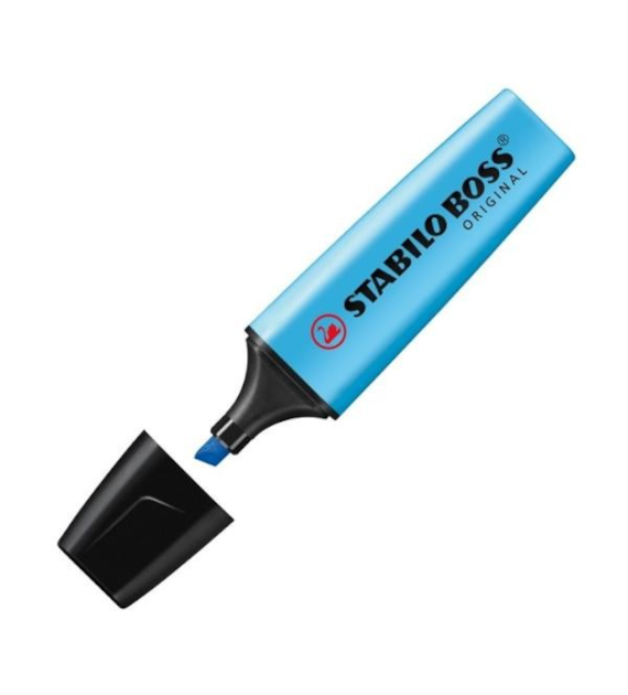 ZAKREŚLACZ STABILO BOSS NIEBIESKI opak. 10 szt.