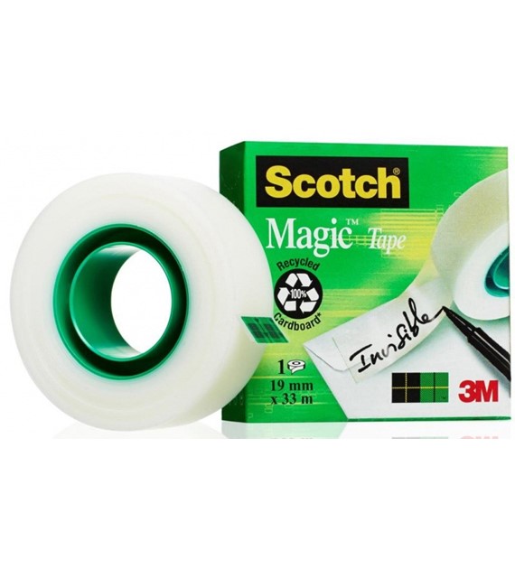 TAŚMA KLEJĄCA 19/33M SCOTCH MAGIC ZIELONA N-810