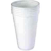 KUBEK BIAŁY PRZEZROCZYSTY 200ml. opak. 100 szt.   kart. 30 opak.