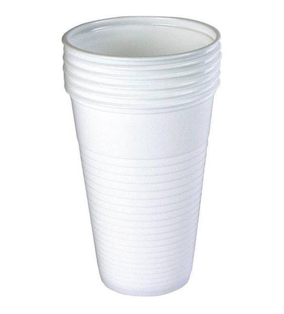 KUBEK BIAŁY PRZEZROCZYSTY 200ml. opak. 100 szt.   kart. 30 opak.